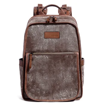 

Vintage Canvas Men Laptop Backpack 14 Inch Large Casual Travel Backpack Male Leisure School Bags For Teenager Boys Rucksack