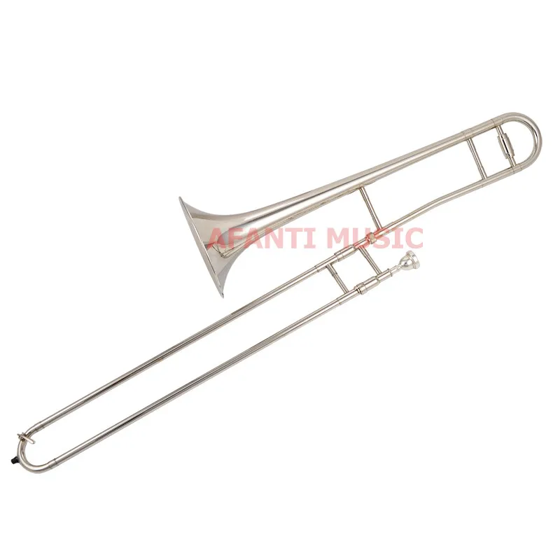 Afanti Music Bb tone / Yellow Brass / Silver Plated Trombone (ATB 109