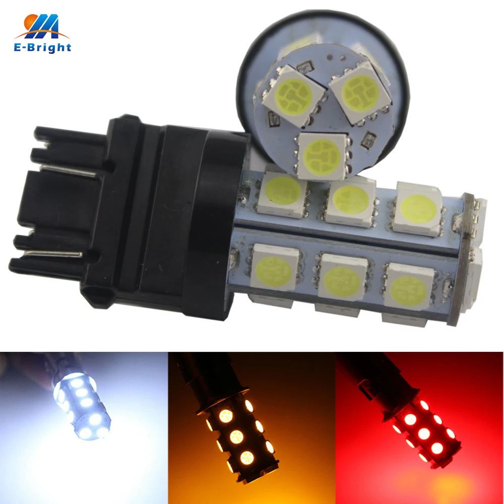 YM E Bright 100PCS 3157 5050 18 SMD T25 18 LED Car Light Brake Lights