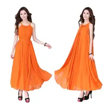Beiläufiges Chiffon-Double Side Sleeveless Rüschen Rollkragen Sommer Long Black Cocktail Kleidung Kleid für Frauen