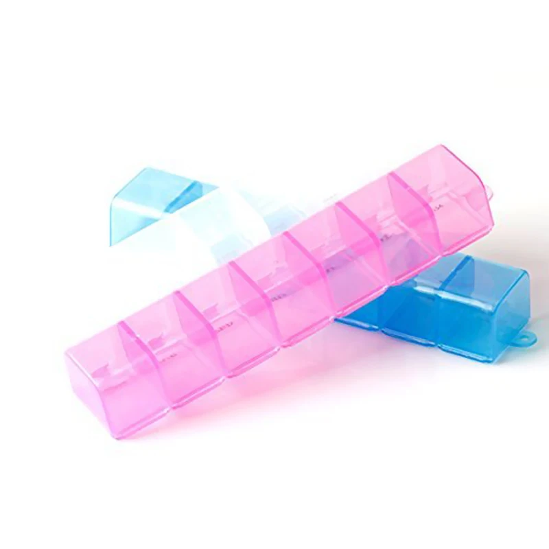 

7 Days Weekly Tablet Pill Medicine Box Holder Storage Organizer Container Case Pill Box JS88