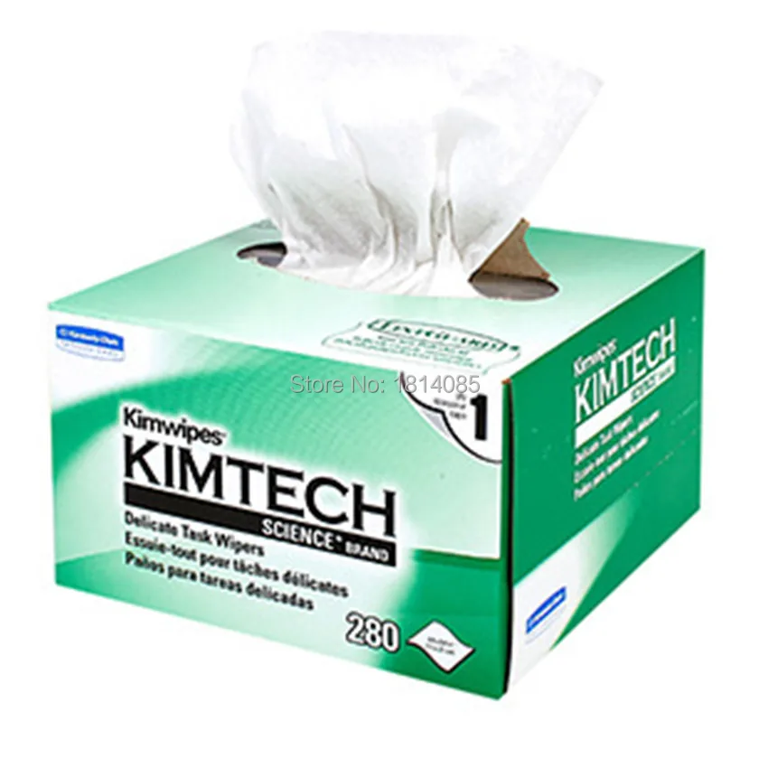 Buy 280 pieces/box Kimwipes Fiber Cleaning Wipes