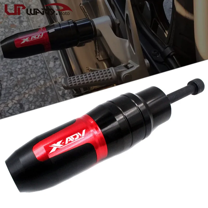 

For HONDA XADV750 X-ADV750 XADV 750 X-ADV 2017 2018 Motorcycle CNC Frame Crash Pads Exhaust Sliders Crash Protector With logo