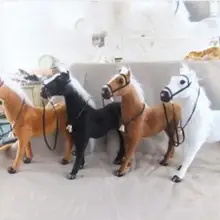 WYZHY животные из искусственного меха боевой конь лошадь к успеху Моделирование Украшение лошадь 33X30 см