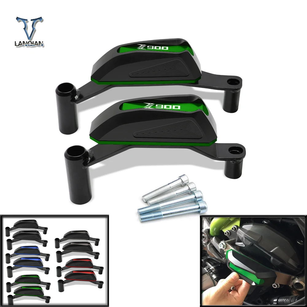 

CNC For Kawasaki Z900 Z 900 17 18 Body Engine Guard Frame Sliders Crash Pads Case Drop Stick Protector of motorcycle Arms