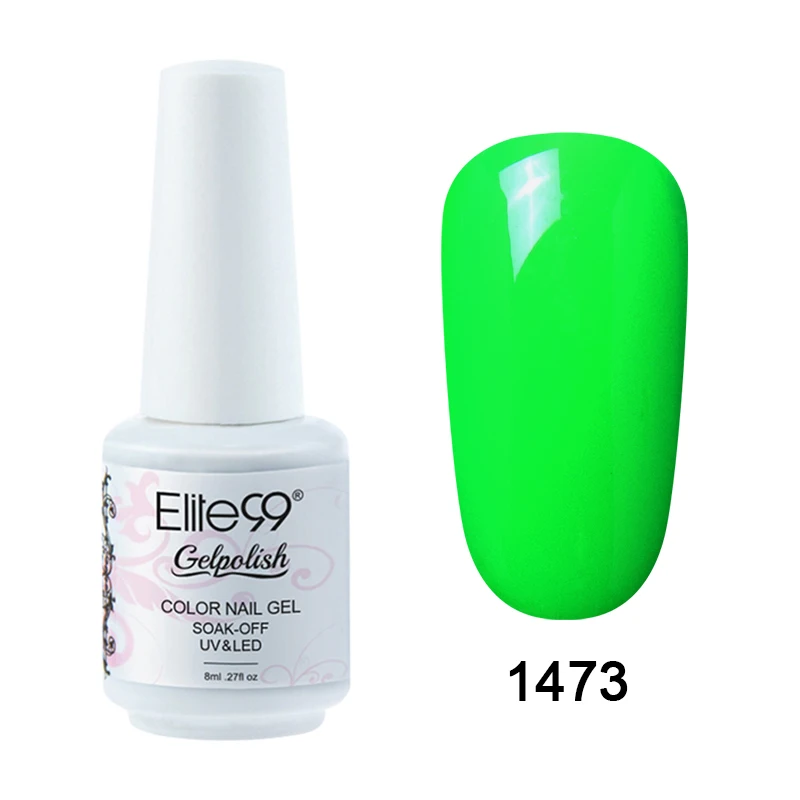 Elite99 8 мл Гибридный Гель-лак замачиваемый УФ-гель для ногтей гели для нейл-арта лак длительного тиснения эмаль Лаки ногтей - Цвет: 1473