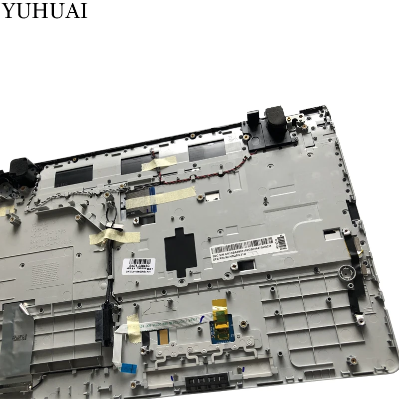Nuevo para samsung NP300E5A NP305E5C NP300e5x NP305E5A 300E5A 300E5C 300E5Z ruso teclado portátil RU con el caso Palmrest Touchpad - 4