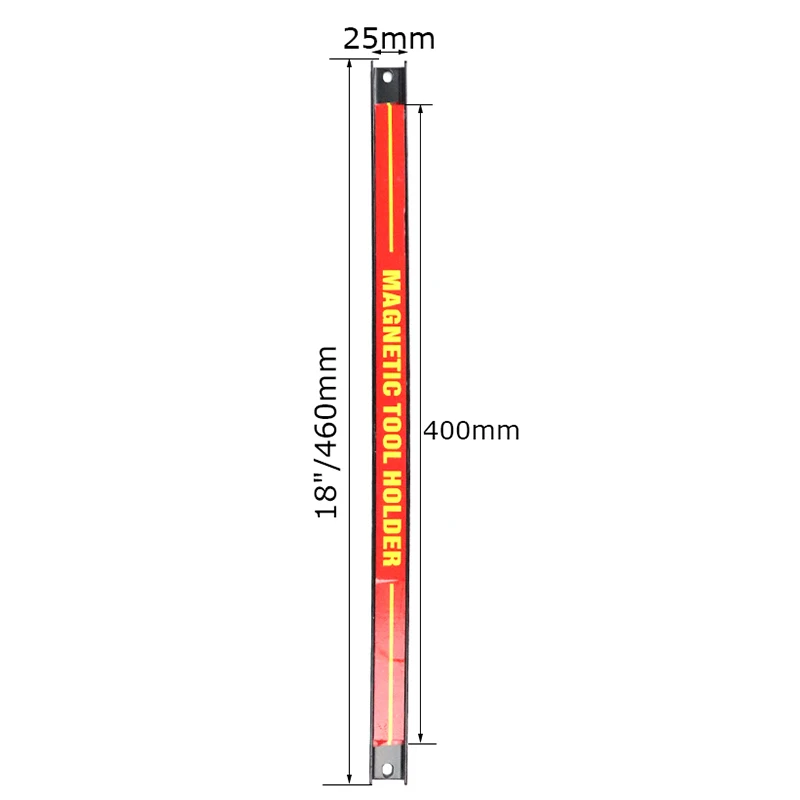 BHTS-18 дюймов магнитный держатель инструмента органайзер для бара стеллаж для хранения инструмент с сильным магнитом для гаражной