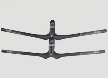 

Full superlogic carbon fiber mountain bike parts bicycle flat handlebar riser bars 3k matte finish 700*90/100/110/120mm