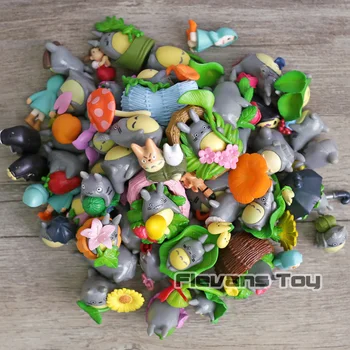 

Anime Cartoon Miyazaki Hayao My Neighbor Totoro Min PVC Figures Toys Dolls Kids Children's Gifts 60pcs/set