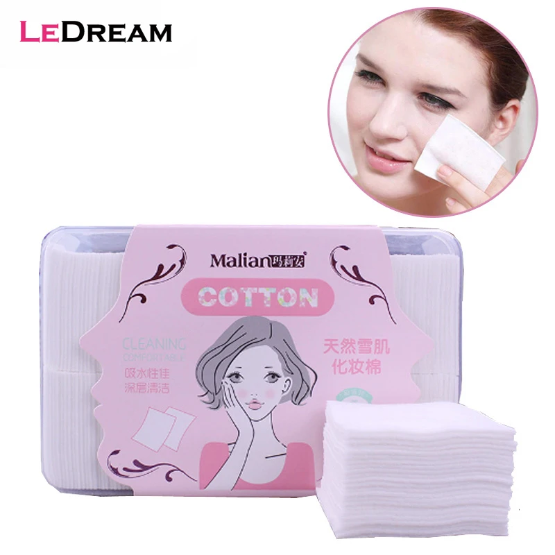 

Quality 1000pcs/box Disposable Makeup Tissue Clean Wipe Swap Cotton Paper Pads Nail Polish Cosmetic Remover Facial Skin Care