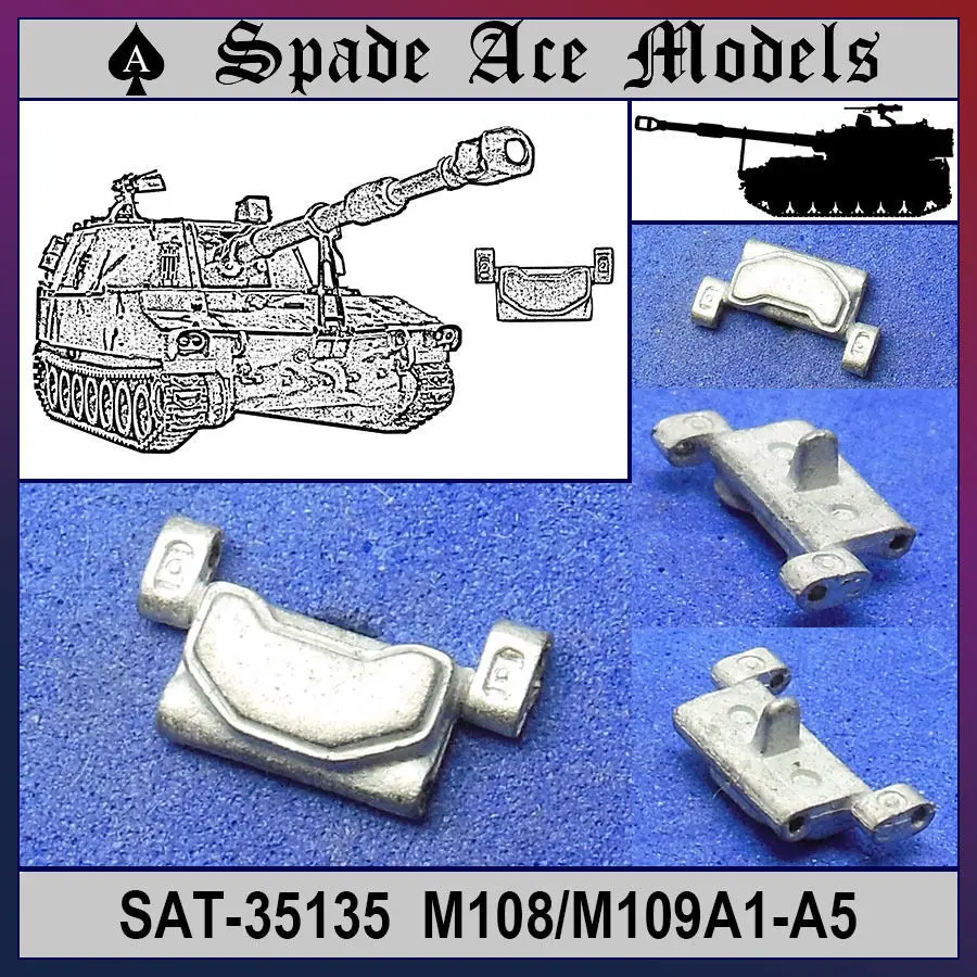 Spade Ace 1/35 35135 Metal Track M108/M109A1 A5in Model Building Kits from Toys & Hobbies on