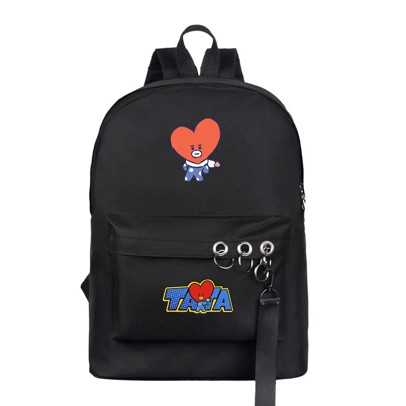 

kpop Bangtan Boys Jimin Jungkook backpack men and women Korean backpack kpop cute student canvas backpack travel backpack