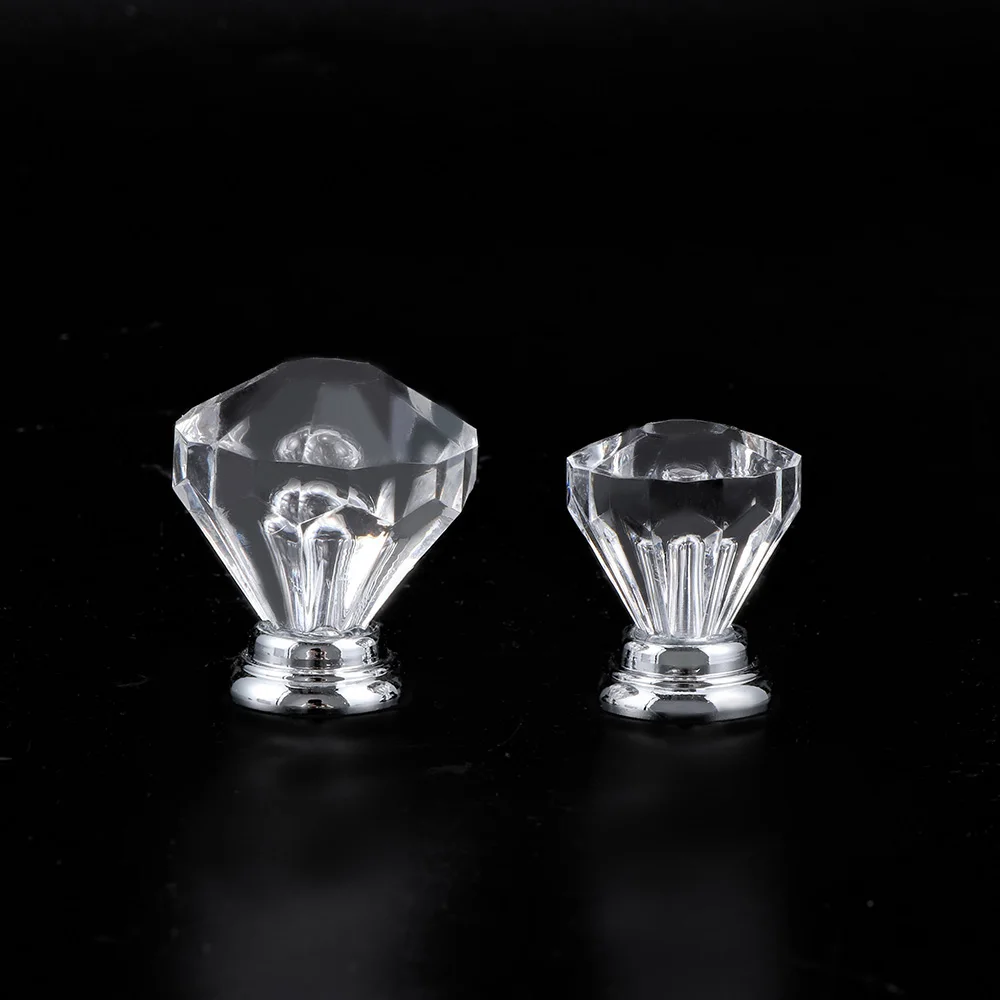 

5Pcs/Set Simple Acrylic Crystal High Quliity Door Drawer Knob Pull Handle Kitchen Cabinet Cupboard Transparent