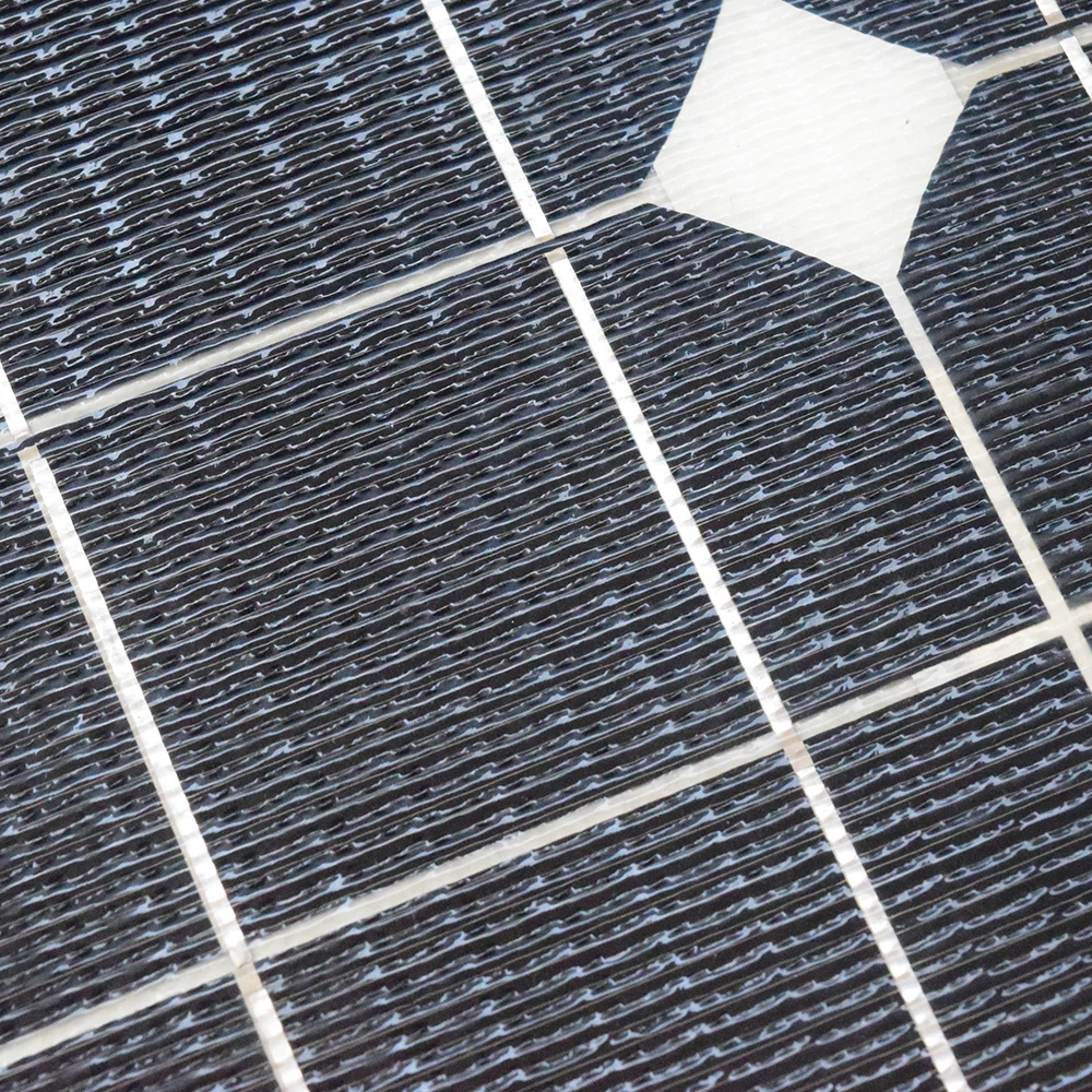 50 Вт Водонепроницаемость коррозионная стойкость ETFE Гибкая монокристаллическая Кремниевая солнечная панель модуль зарядное устройство с MC4 кабельный зажим