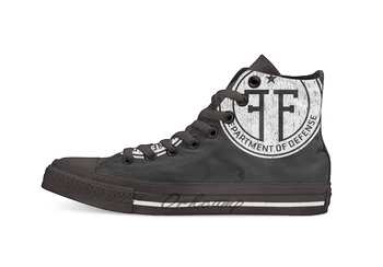 

Fringe Division Original Design breathable Casual High Top lace-up Canvas shoes sneakers