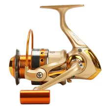 Металлическая спиннинговая Рыболовная катушка Peche колесо спиннинговая катушка рыболовные снасти HF1000-9000 12,5