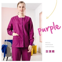 Медицинская куртка хирургические Костюмы Врачи Медсестры спецодежда униформа одежда больницы стоматологическая клиника работы комбинезоны лаборатории пальто