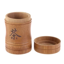 1 шт. Мини Портативный чай коробка Бамбуковый материал путешествия открытый ваза Герметичные банки подарки