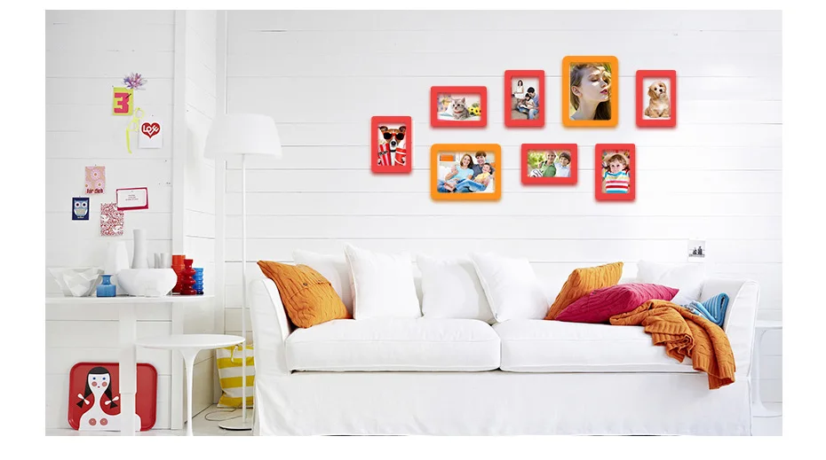930 Magnetic Picture Frames Fridge Magnet Photo Frame Colorful Photo frames for Photos Home Room Wall Decor with EVA Surface_05