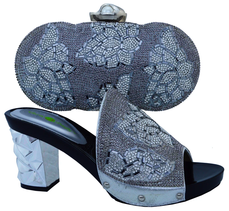 African Matching Shoes And Bag Set font b Woman b font Italian matching shoes and bags