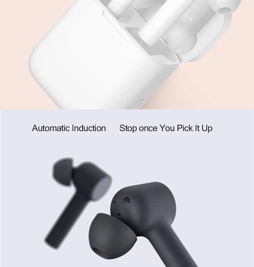 Xiaomi беспроводные наушники Air/AirDots Молодежная версия/Redmi AirDots Bluetooth 5,0 гарнитура микрофон сенсорное управление стерео