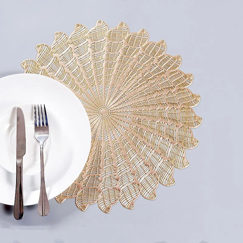 Скандинавский стиль Западная Циновка для ресторана для обеденного стола салатник из пвх чашки коврики домашний декор