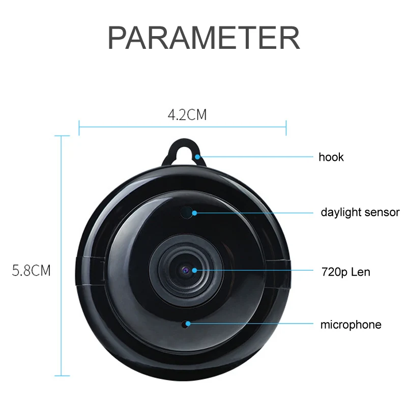 Беспроводная Wi-Fi камера для домашнего видеонаблюдения Мини HD 720 P ночного видения ip-камера USB Wi-Fi IPcam монитор слежения за ребенком Wi-Fi камера