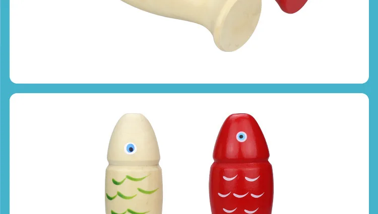 Для младенцев и детей игрушки, музыкальные инструменты Orff инструменты Woodfish игрушки сплошное дерево ударный инструмент для детей