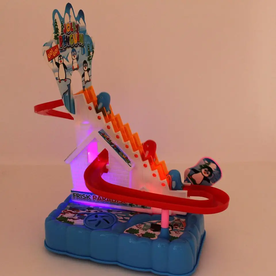 playful penguin race toy