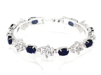 

Fast Shipping 6X8MM Blue/Black/Red/Pink// Cat's eyes Stone Bracelet AA1013
