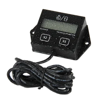

Battery Replaceable Changeable Digital ATV tach Hour Meter Tachometer for paramotor marine outboard motorbike RL-HM011A