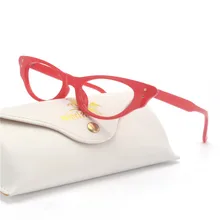 Mincl/ новые женские кошачьи круглые очки оптика оправы для очков женские модные очки с диоптриями при близорукости рамка NX