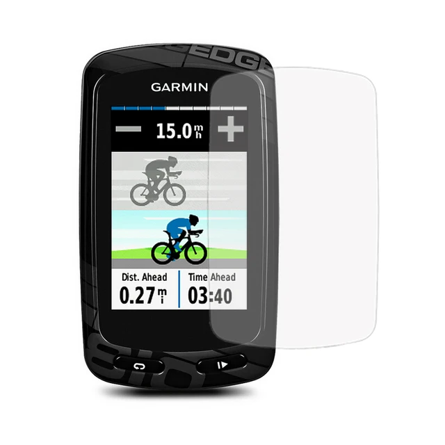 Best Offers Outdoor Cycling computer Silicone Rubber Protect Case + LCD Screen Film Protector For Garmin Edge 200/500/800/810/520/1000