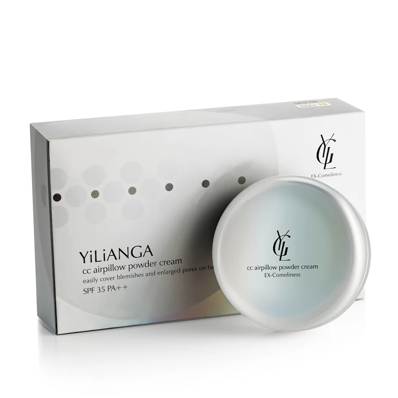 

Yilianga BB Cream air cushion nourishing bb cc cream makeup concealer bb cream foundation whitening cream concealer 15g +15g rep