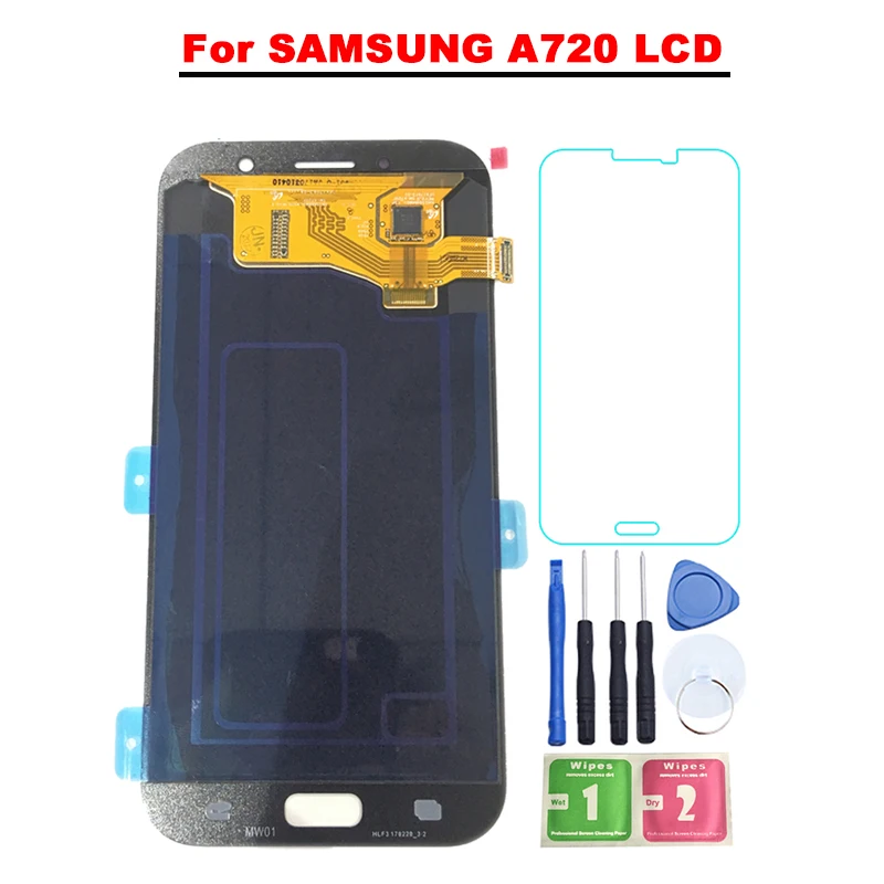 

5.7'' Super AMOLED LCD For Samsung Galaxy A7 2017 A720 A720F SM-A720F LCD Display Touch Screen Digitizer Assembly free shipping