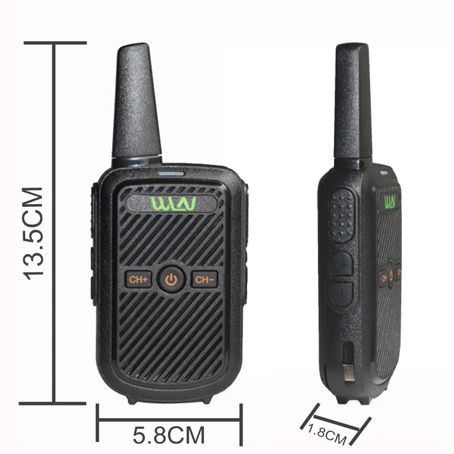 2pcs/lot WLN KD-C51 Mi-Ni Walkie Talkies mini walkie talkie for kids toy as Children gift easy convenient radio wln KD C52 C51