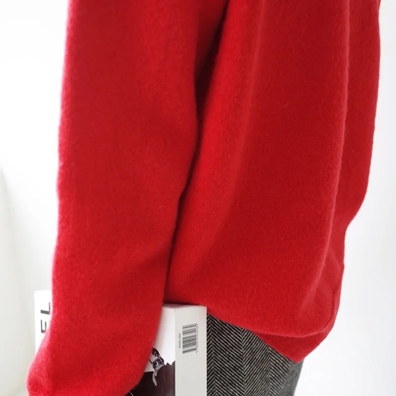 Thick Turtleneck Warm Women Sweater Autumn Winter Knitted Femme Pull Soft Female High Neck Oversize Loose Pullovers Sweater