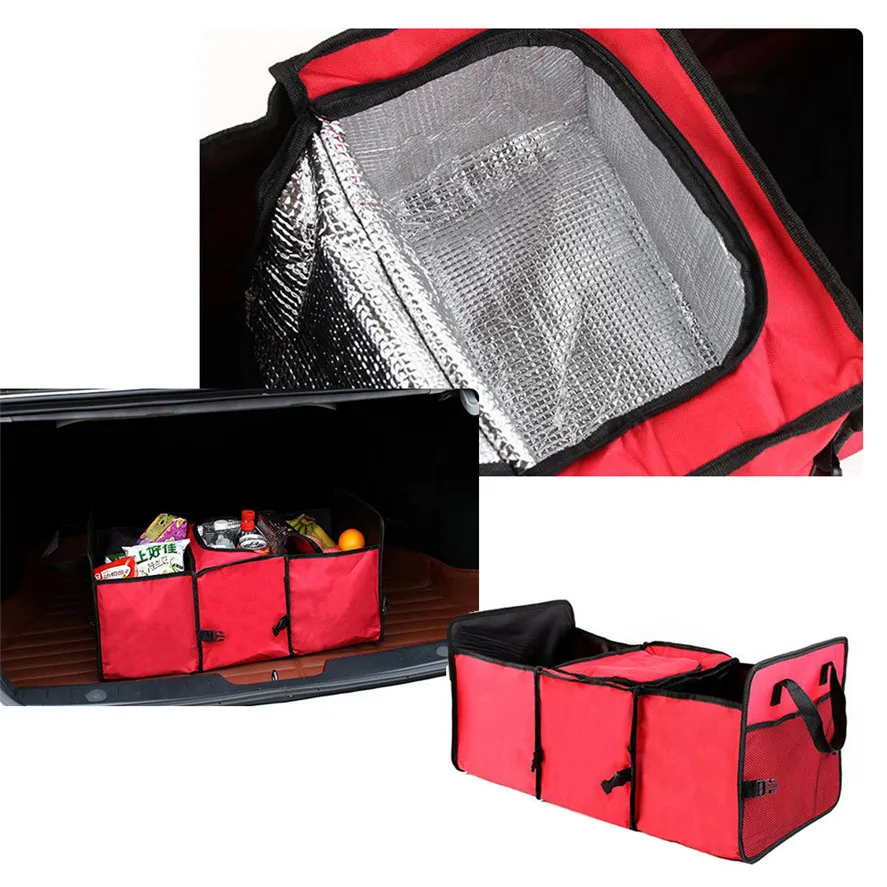 New 1pc Multipurpose Trunk Pouch Car Glove Box Large Storage Boxes Collapsible Car Bag Car