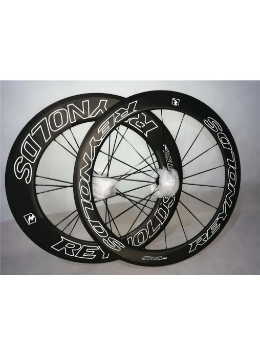 

lightweight 700C 50mm 60mm 88mm REYNOLDS UD Road bicycle carbon wheels 38mm clincher with powerway R13 hub black spokes nipples