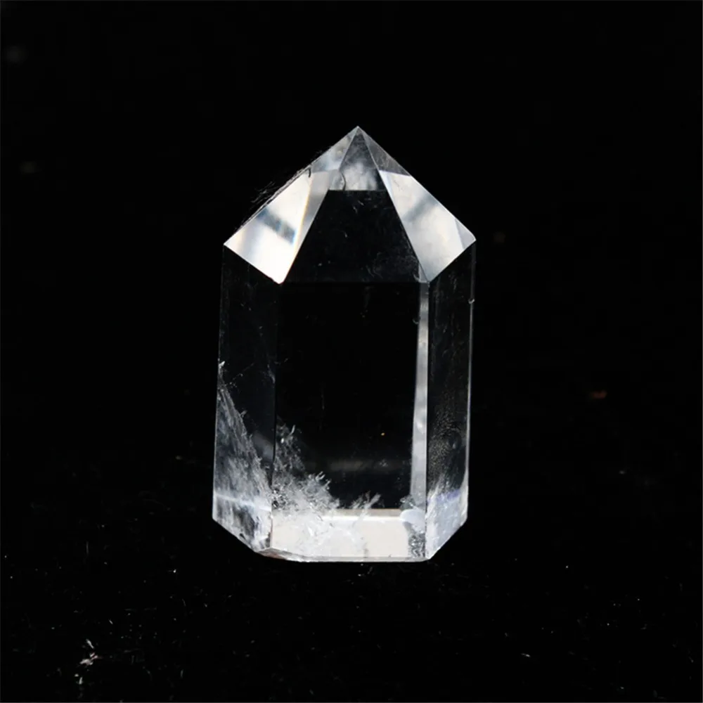 

12pcs/lot Irregular Handwork Small Natural Clear Quartz Point Healing Hexagonal Column 7Chakra Treat White Crystal Free Shipping