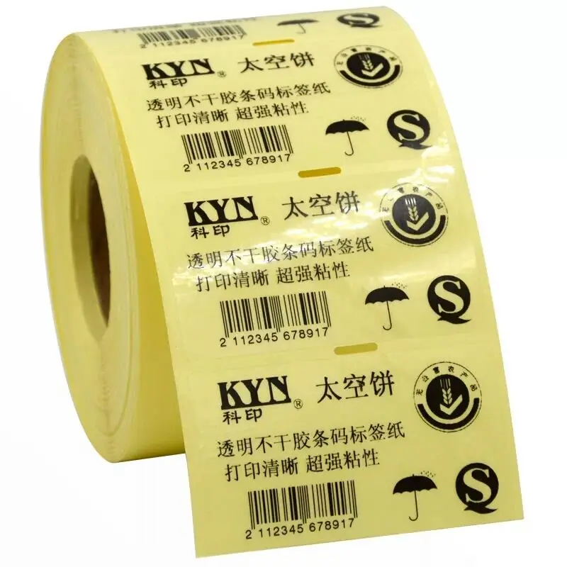 Yellow adhesive labels Vellum 40x51 from 1000 pcs Soul 40mm TSC Zebra Citizen 