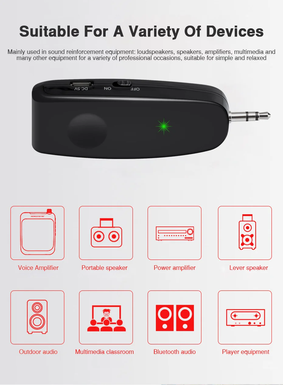ECHO Karaoke Microphones Handheld UHF wireless microphone mic systems for phone teaching stage voice amplifier speaker (3)