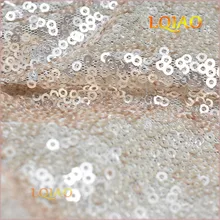 90*120 см Высококачественный Блестящий вышитые сетчатые Кружева блесток Ткань шампанское блесток ткань для одежды платье свадебное украшение