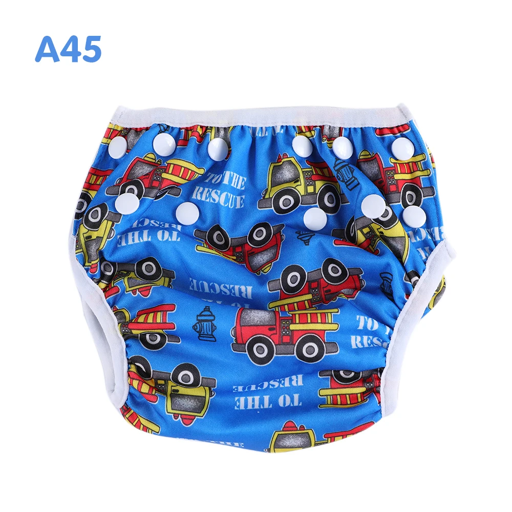 E456838 Новые детские подгузники для плавания, водонепроницаемые регулируемые тканевые подгузники, купальный подгузник для бассейна, многоразовые моющиеся подгузники для детей - Цвет: E456838