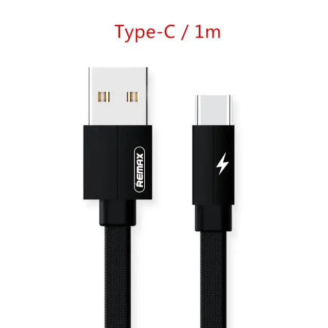 Remax USB кабель для iPhone XS Max XR X 8 7 6 5 зарядное устройство 3 в 1 Micro USB кабель для мобильного телефона usb type-c кабель - Цвет: Type-c black 1m