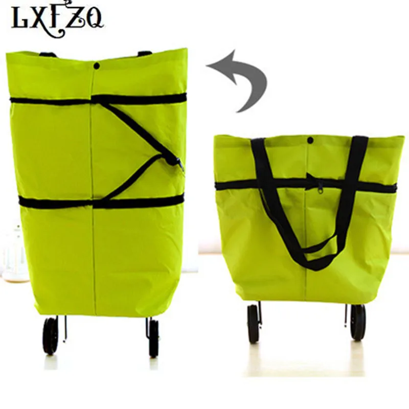 bolsa compra fashion folding shopping bag on wheels Portable shopping