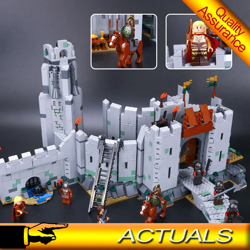 

Lepin 16013 LofTR and Hobbit The Battle of Helm''s Deep Building Blocks Assembled Bricks Toys Compatible with Legoing 9474