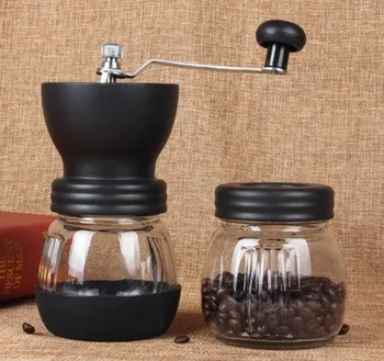 

Dani Zhang Hand Grinder+Sealed jar ceramics+stainless steel Coffee Rosters 9.2x16cm