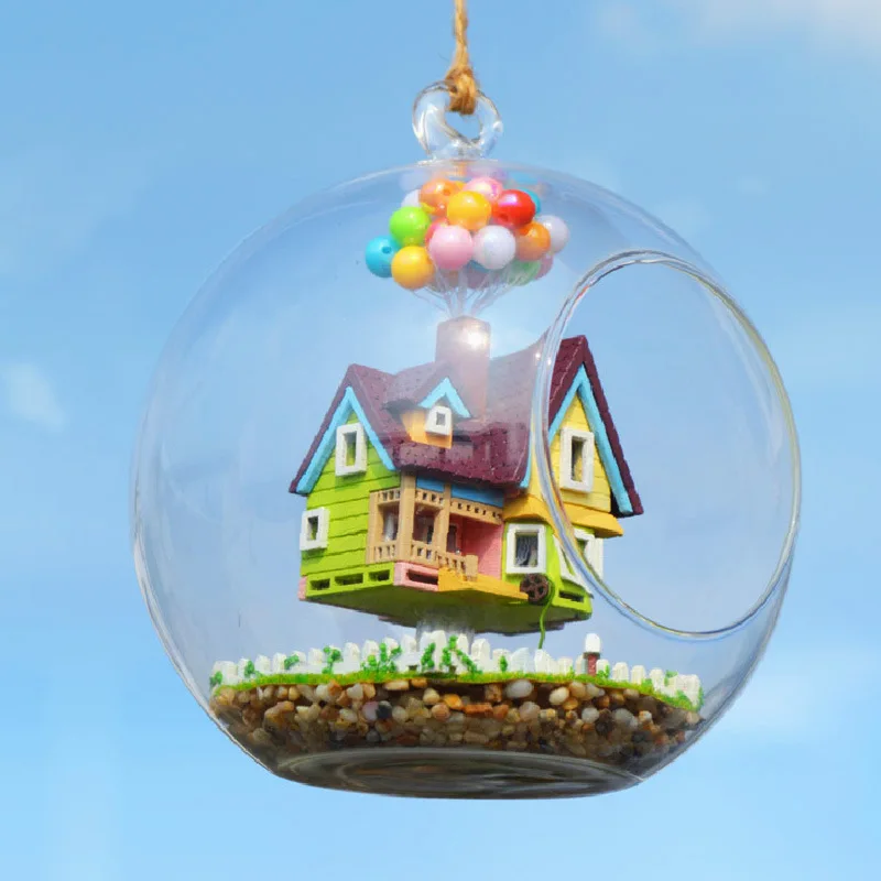 

Doll House Miniature DIY Dollhouse With Furnitures LED Lights Assembly Wooden House Toys For Children Birthday Gifts 2006#